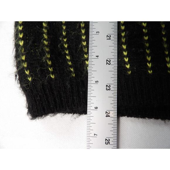 Western Connection Sweater Medium Dolls 3D 80s Knit Art to Wear Funky Weird - Picture 12 of 14